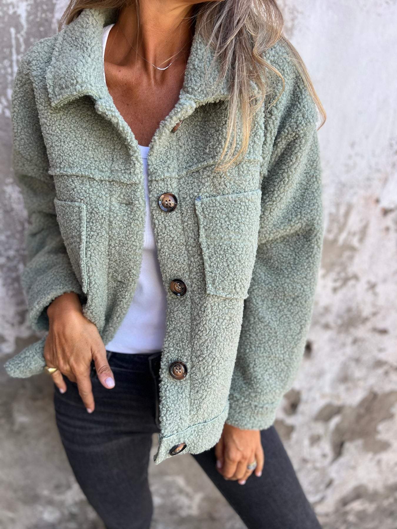 Women's Car Coat – Button Front Jacket