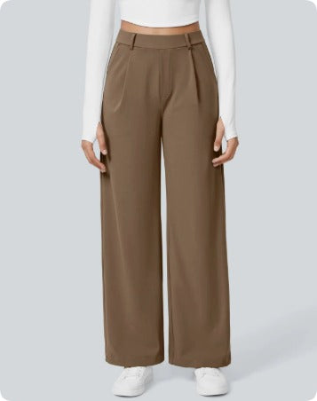 Women's Straight Leg Pants – Smart Casual Office Pants