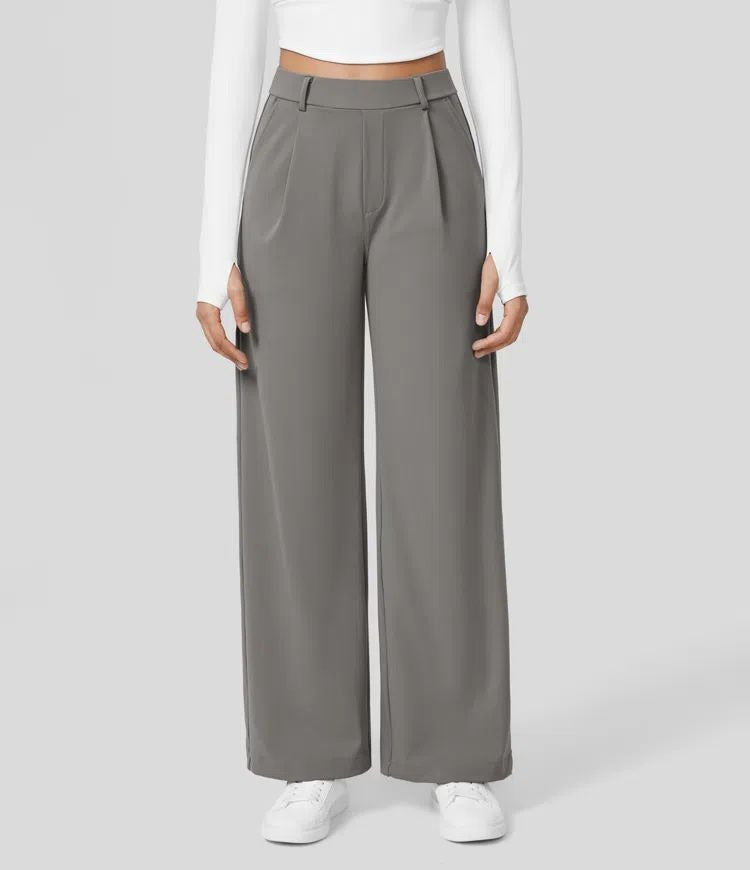 Women's Straight Leg Pants – Smart Casual Office Pants