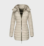 Women's Weather Resistant Hooded Coat – Soft Lined Long Winter Jacket