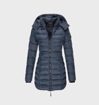 Women's Weather Resistant Hooded Coat – Soft Lined Long Winter Jacket
