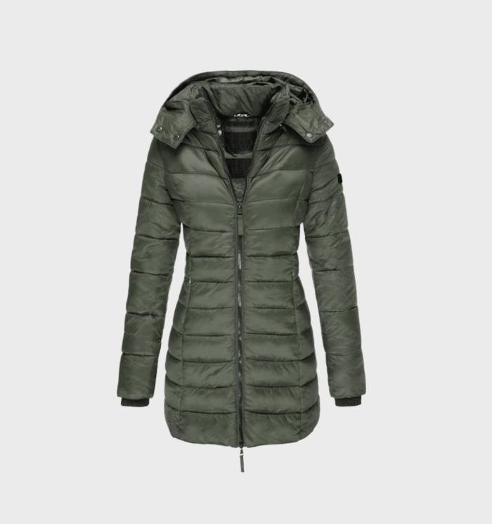 Women's Weather Resistant Hooded Coat – Soft Lined Long Winter Jacket
