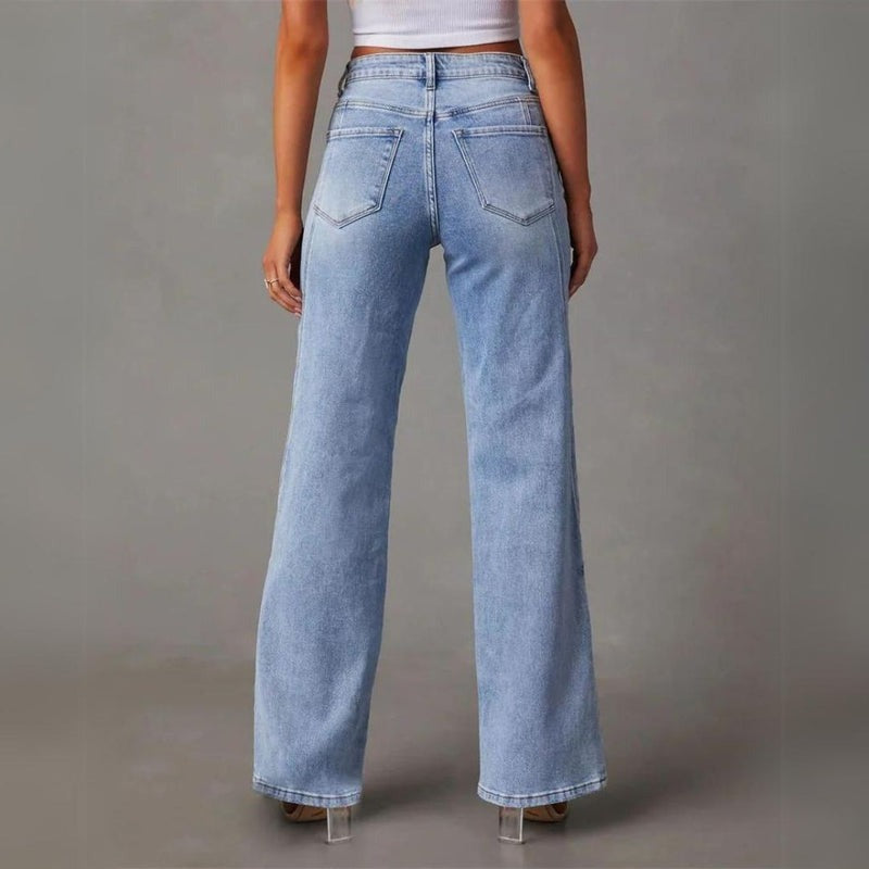 Women's Wide Leg Jeans – High Rise Relaxed Jeans