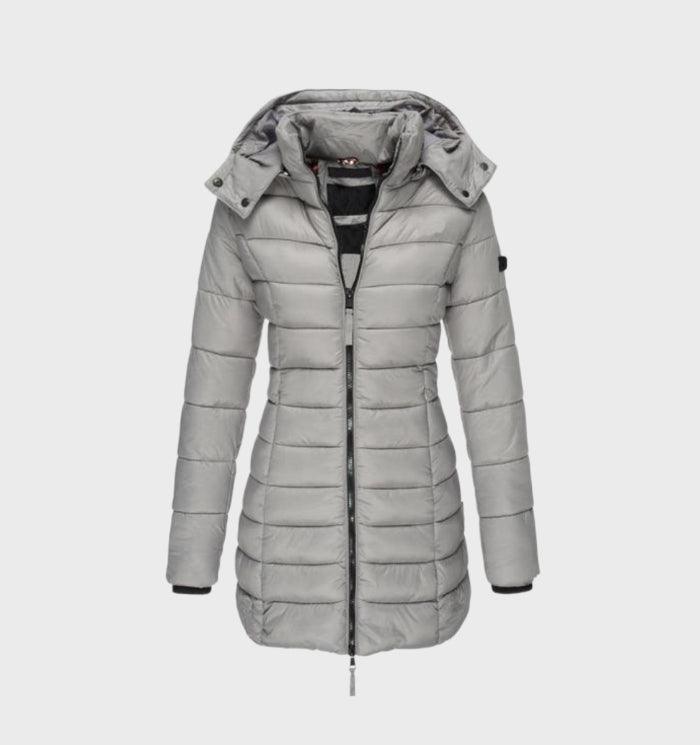 Women's Weather Resistant Hooded Coat – Soft Lined Long Winter Jacket
