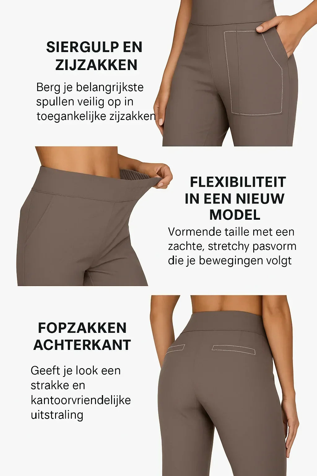 Women's Pull-On Pants – High Rise Comfort Pants