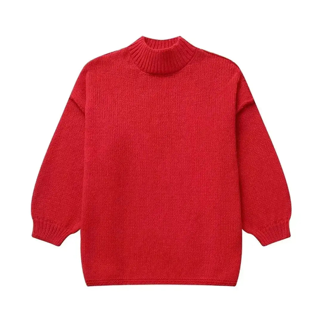 Women's Oversized Autumn Sweater – Relaxed Knit Pullover