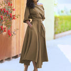 Women's Classic Side Split Dress – Special Occasion Slit Dress