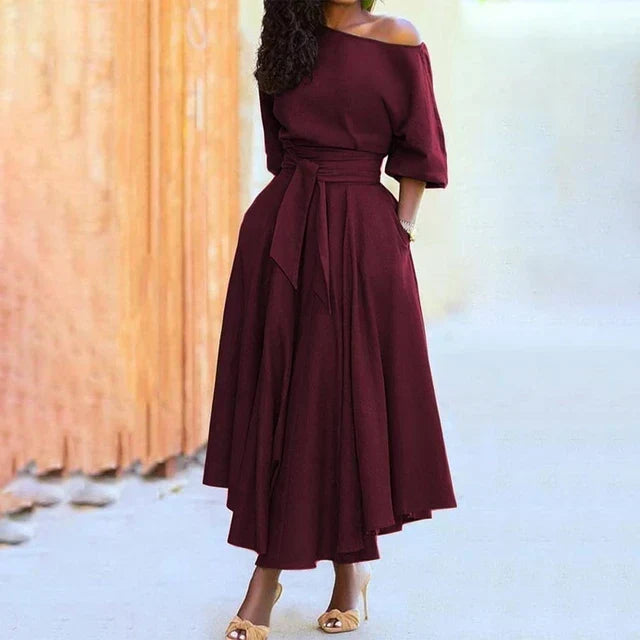 Women's Classic Side Split Dress – Special Occasion Slit Dress