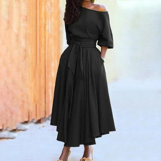 Women's Classic Side Split Dress – Special Occasion Slit Dress