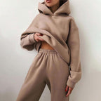 Women's Oversized Hoodie Set – Relaxed Jogger Tracksuit