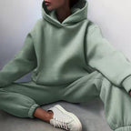 Women's Oversized Hoodie Set – Relaxed Jogger Tracksuit