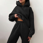 Women's Oversized Hoodie Set – Relaxed Jogger Tracksuit