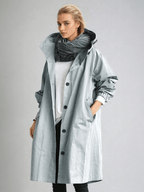 Women's Packable Rain Jacket – Hooded Waterproof Coat