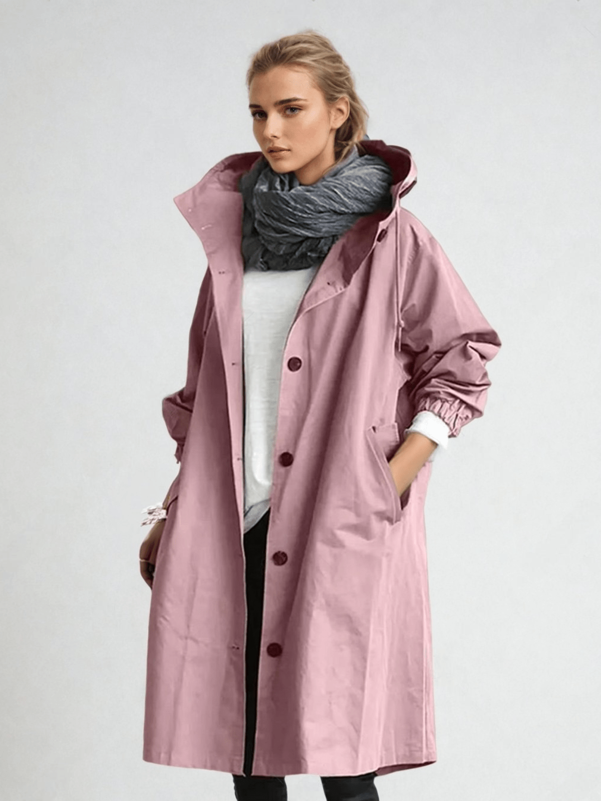 Women's Packable Rain Jacket – Hooded Waterproof Coat
