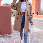 Women's Tailored Longline Overcoat – Classic Winter Coat