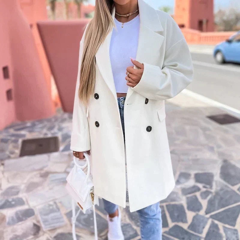 Women's Tailored Longline Overcoat – Classic Winter Coat