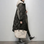 Women's Long Puffer Jacket – Quilted Winter Coat