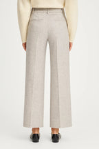 Women's Pressed Pants – Pleated Tailored Pants