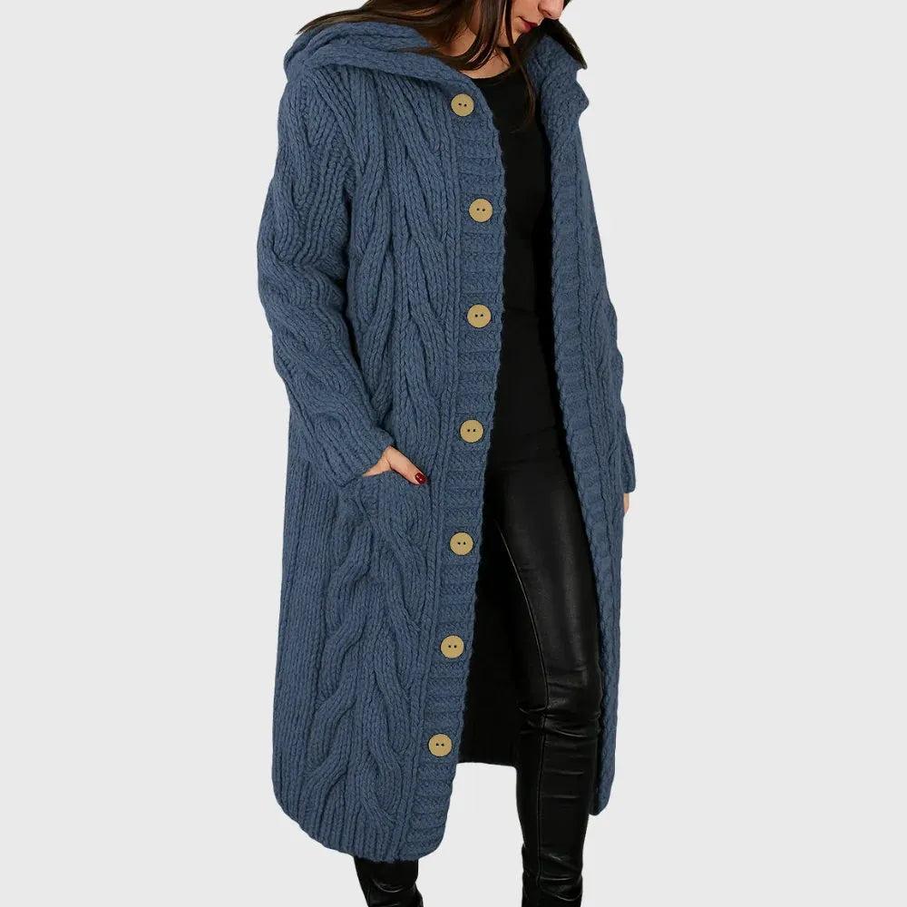 Women's Pocket Winter Coat – Warm Relaxed Cold Weather Outerwear