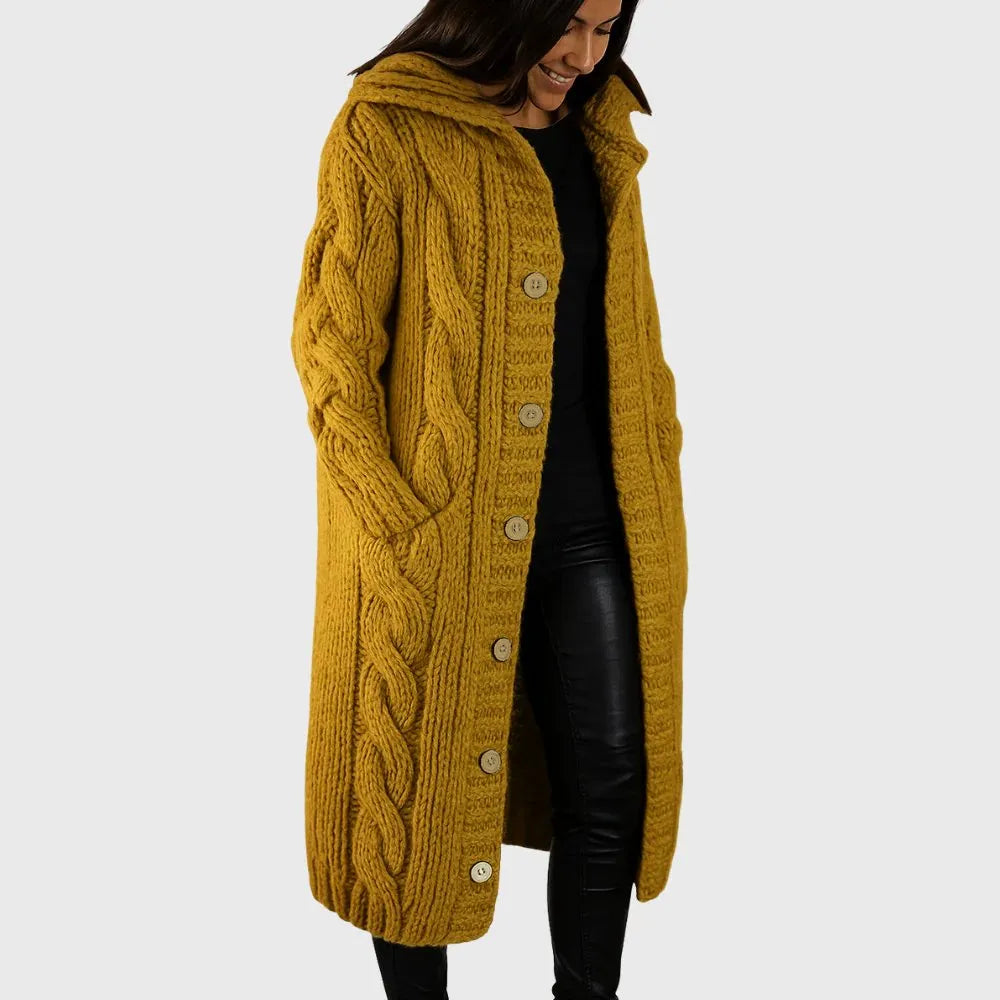 Women's Pocket Winter Coat – Warm Relaxed Cold Weather Outerwear