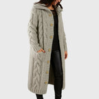 Women's Pocket Winter Coat – Warm Relaxed Cold Weather Outerwear
