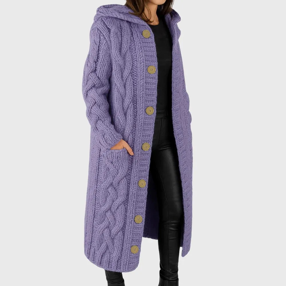 Women's Pocket Winter Coat – Warm Relaxed Cold Weather Outerwear