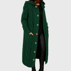 Women's Pocket Winter Coat – Warm Relaxed Cold Weather Outerwear