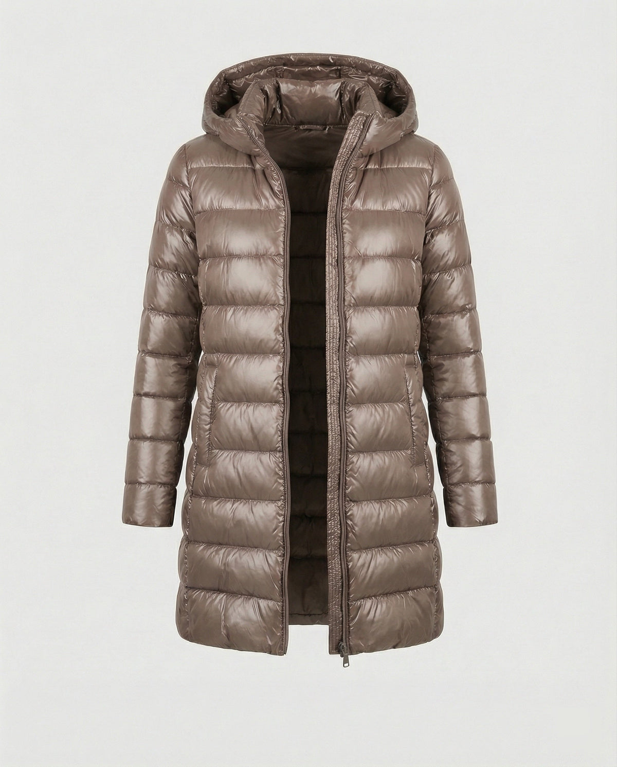 Women's Packable Puffer Jacket – Ultralight Hooded Transitional Jacket