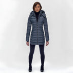 Women's Long Down Coat – Hooded Winter Puffer