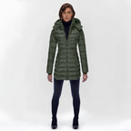 Women's Long Down Coat – Hooded Winter Puffer