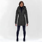 Women's Long Down Coat – Hooded Winter Puffer