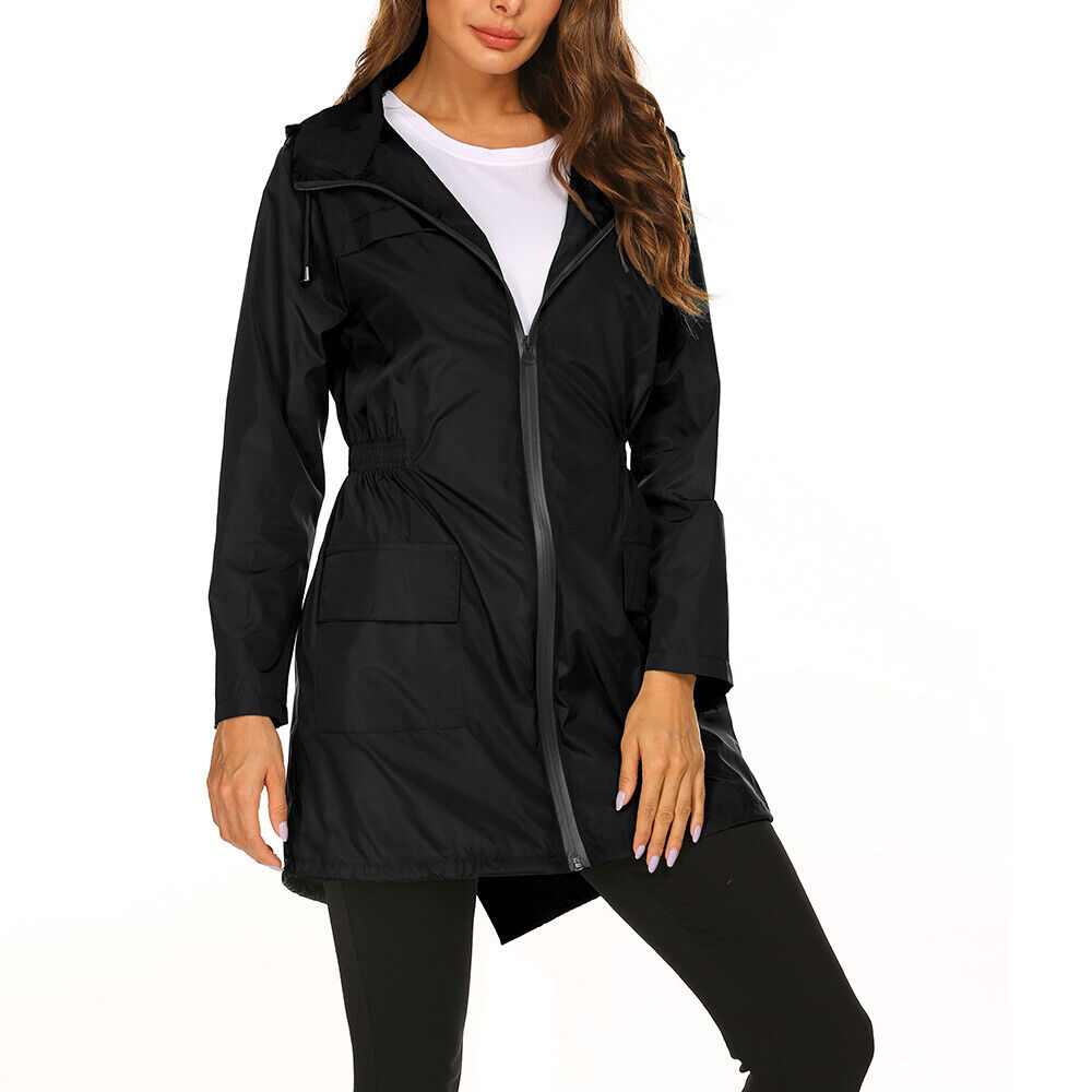 Women's Lightweight Trench Coat – Longline Transitional Jacket