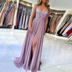 Women's Formal Lace Occasion Dress – Lace Detail Evening Party Dress