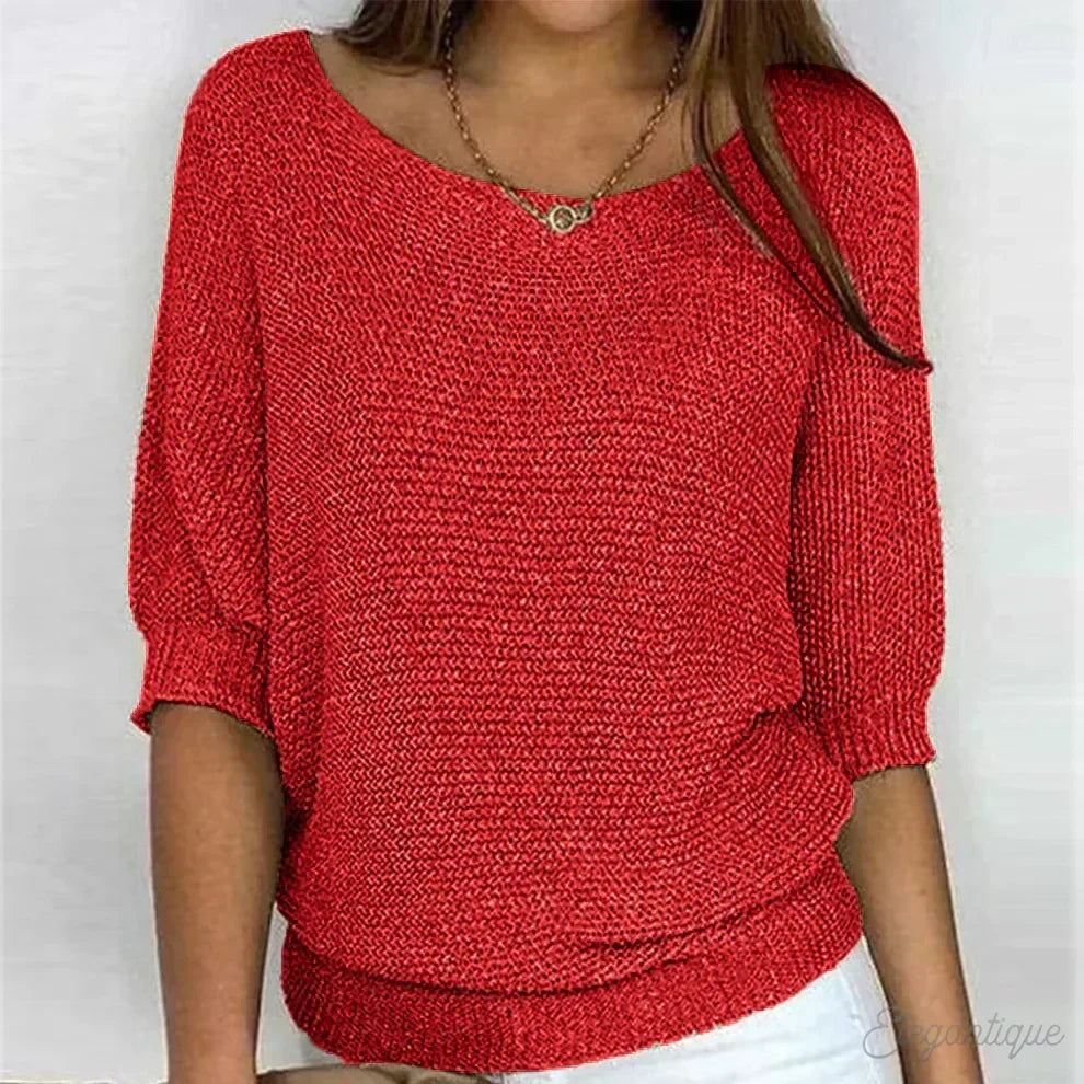 Women's Classic Winter Sweater – Long Sleeve Knit Sweater