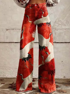 Women's Printed Palazzo Pants – Flowy Resort Palazzo Pants
