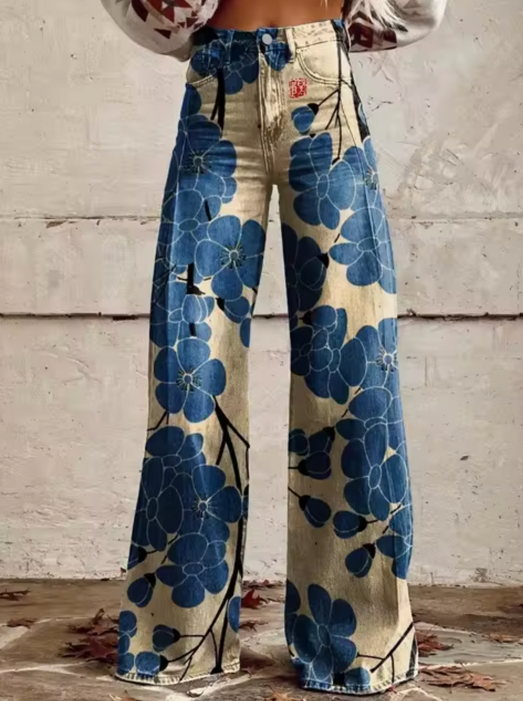 Women's Printed Palazzo Pants – Flowy Resort Palazzo Pants