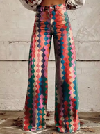 Women's Printed Palazzo Pants – Flowy Resort Palazzo Pants