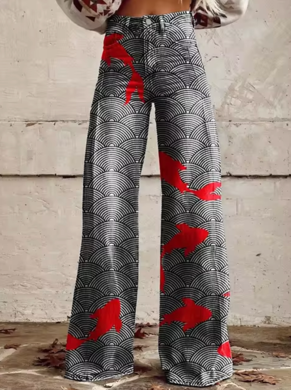 Women's Printed Palazzo Pants – Flowy Resort Palazzo Pants