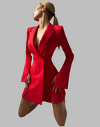 Women's Tailored Fitted Dress – Day-to-Evening Cocktail Occasion Dress
