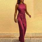 Alanah | Sparkle Jumpsuit with sleeveless