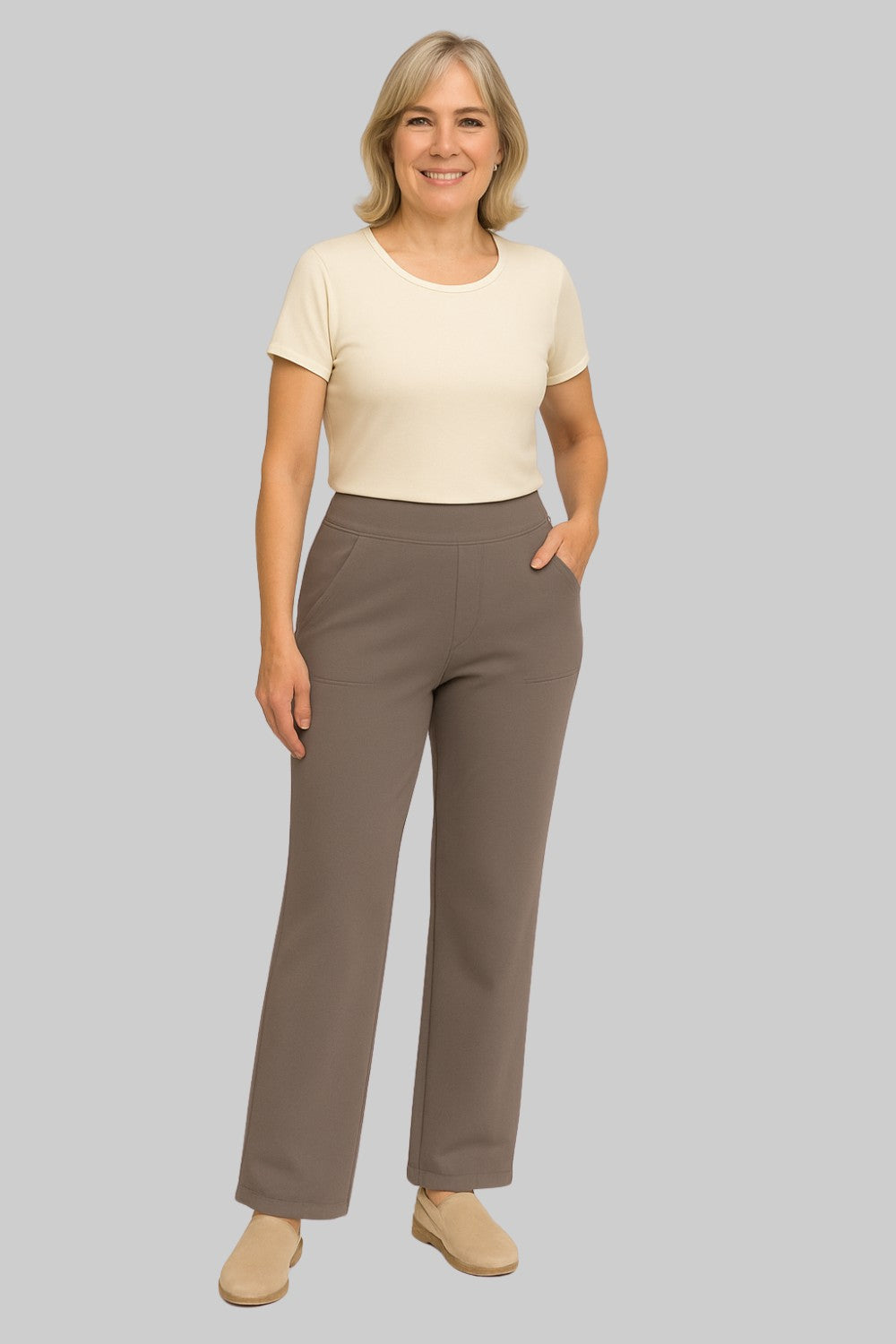 Women's Pull-On Pants – High Rise Comfort Pants