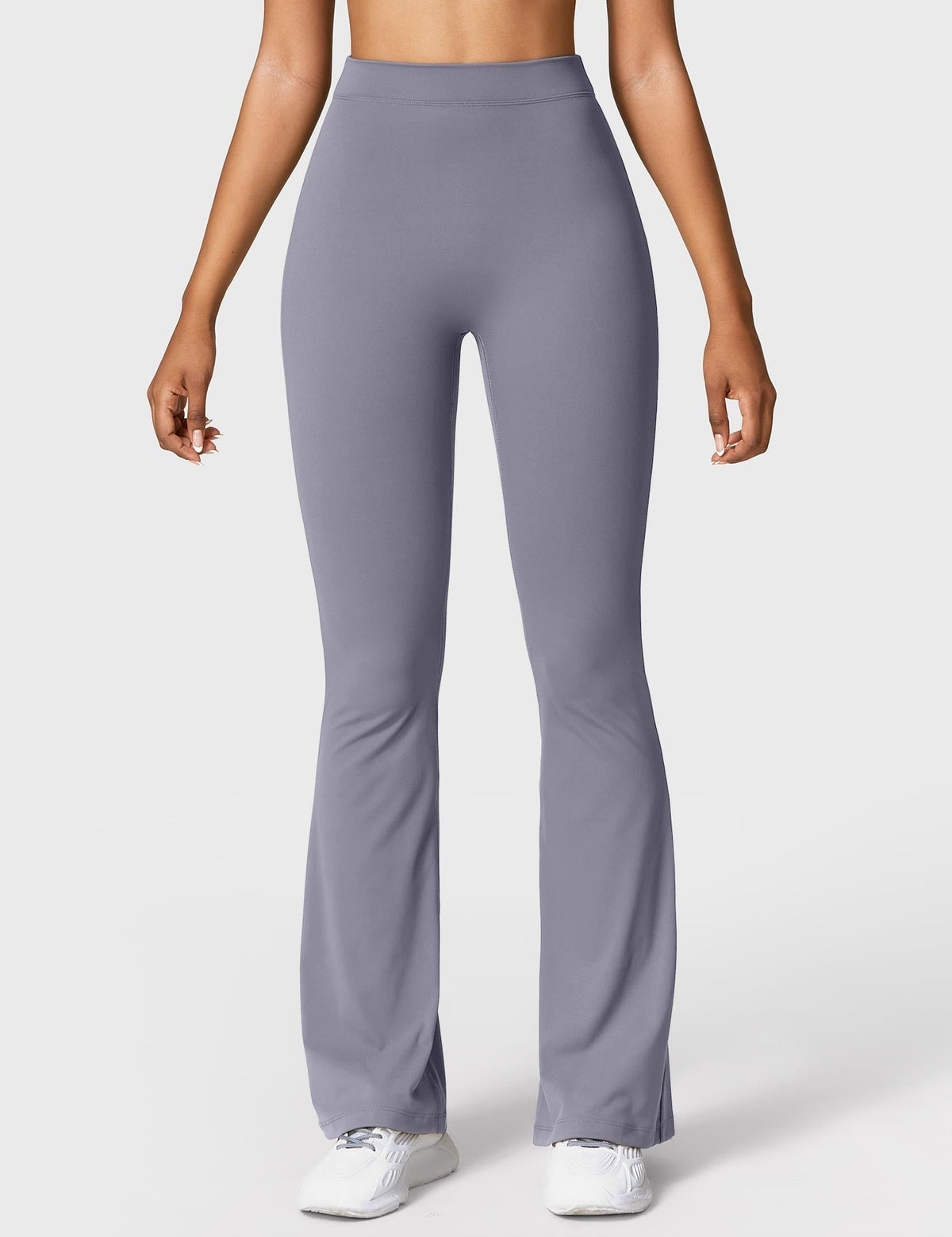 Women's High Waisted Flared Scrunch Leggings – Seamless Yoga Pants
