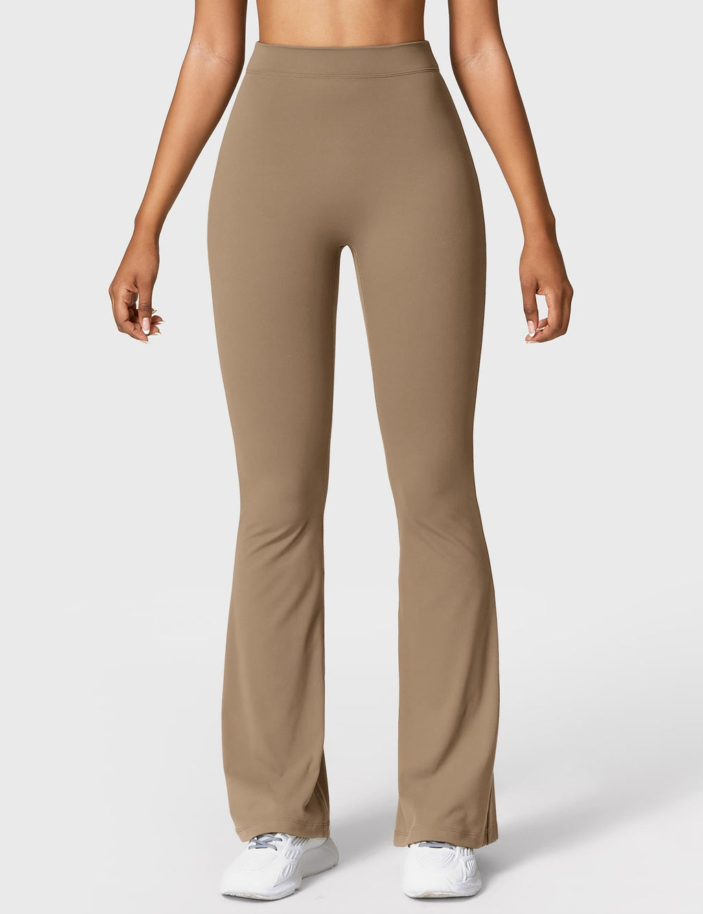 Women's High Waisted Flared Scrunch Leggings – Seamless Yoga Pants