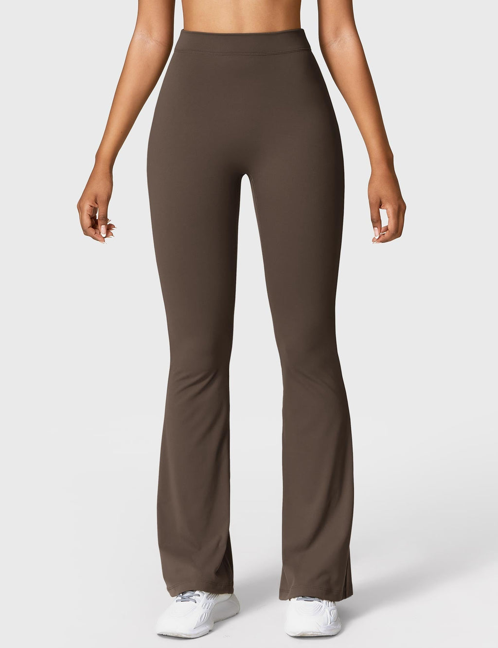 Women's High Waisted Flared Scrunch Leggings – Seamless Yoga Pants