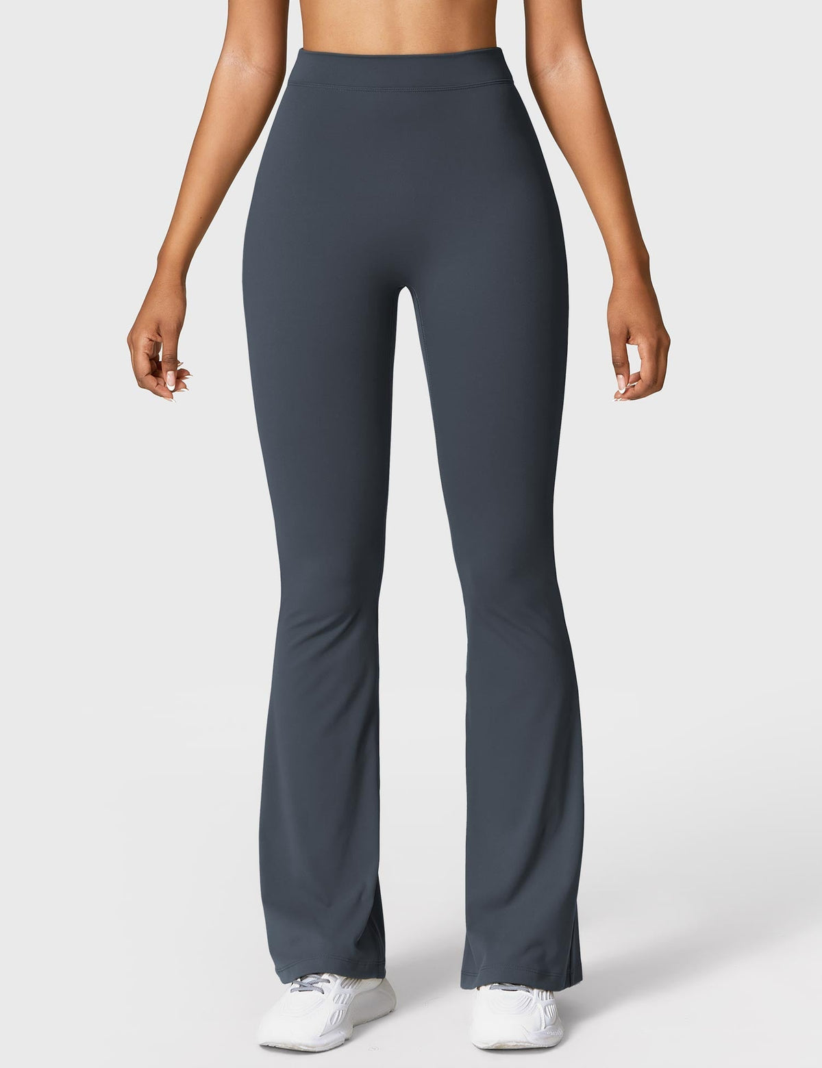 Women's High Waisted Flared Scrunch Leggings – Seamless Yoga Pants