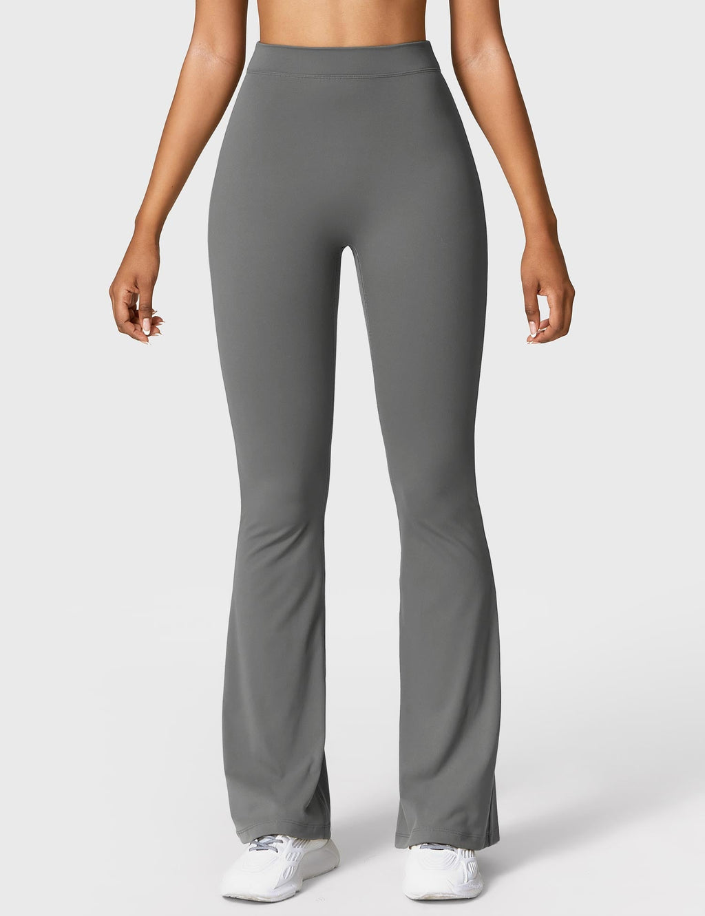 Women's High Waisted Flared Scrunch Leggings – Seamless Yoga Pants