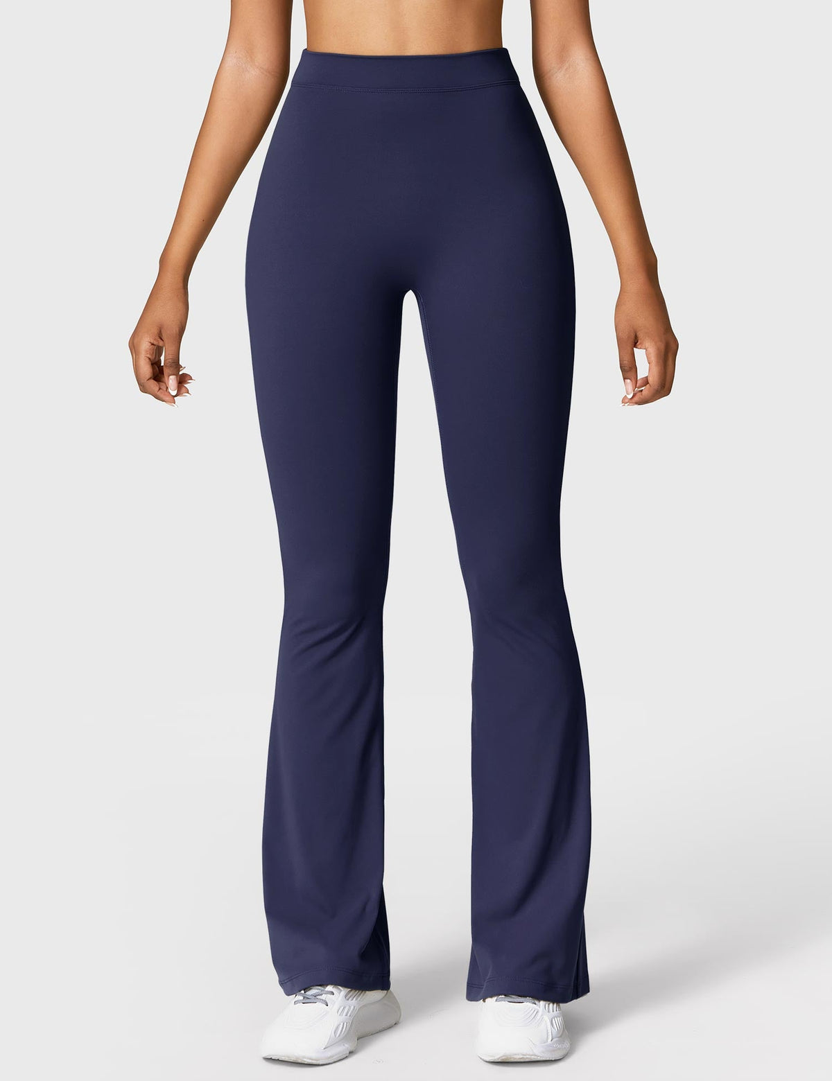 Women's High Waisted Flared Scrunch Leggings – Seamless Yoga Pants