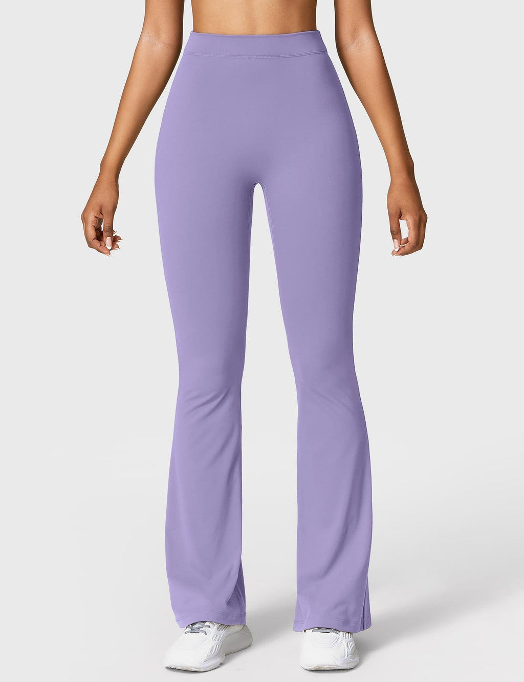 Women's High Waisted Flared Scrunch Leggings – Seamless Yoga Pants