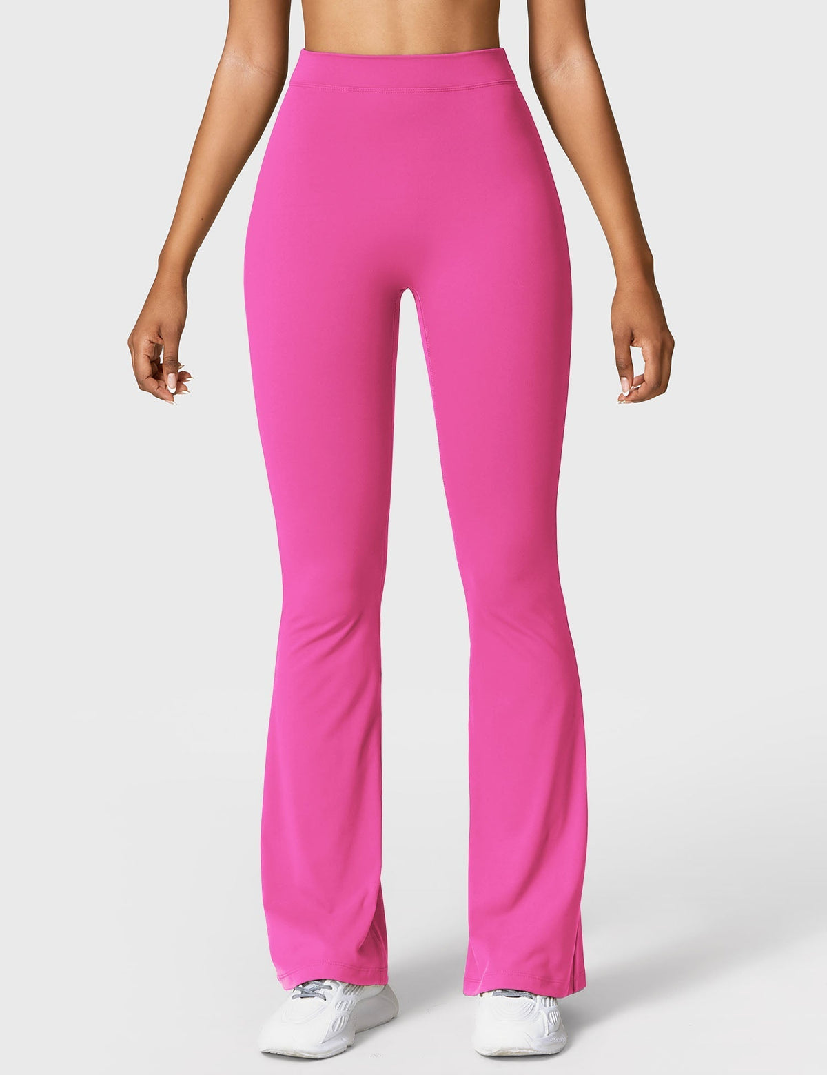 Women's High Waisted Flared Scrunch Leggings – Seamless Yoga Pants