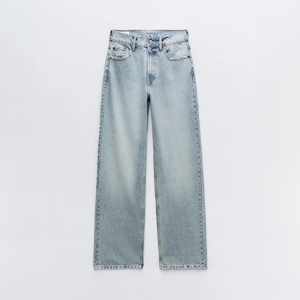 Women's Distressed Jeans – Vintage Loose Fit Jeans